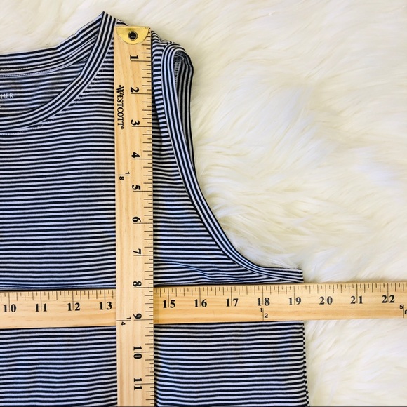 EILEEN FISHER NWT Stripe Organic Cotton Tank S/M - Picture 4 of 7